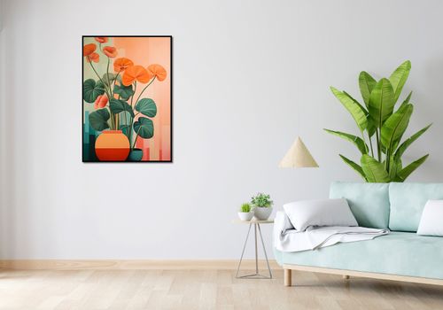 Plakat 67,5x95cm Kwiatowa Harmonia na Arena.pl