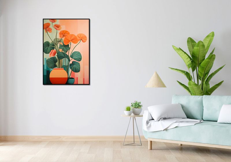 Plakat 67,5x95cm Kwiatowa Harmonia zdjęcie 4