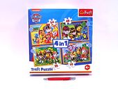 PUZZLE 4w1 Wakacyjny Psi Patrol 34395