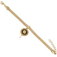 bransoletka z monetą z kolekcji olimpia (b23/zwe/77/2au)