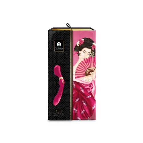 shunga zoa raspberry - urządzenie intymne ergonomiczne 10 trybow na Arena.pl