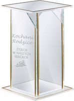 ZNICZ Lampion z grawerem dedykacją dla Rodziców