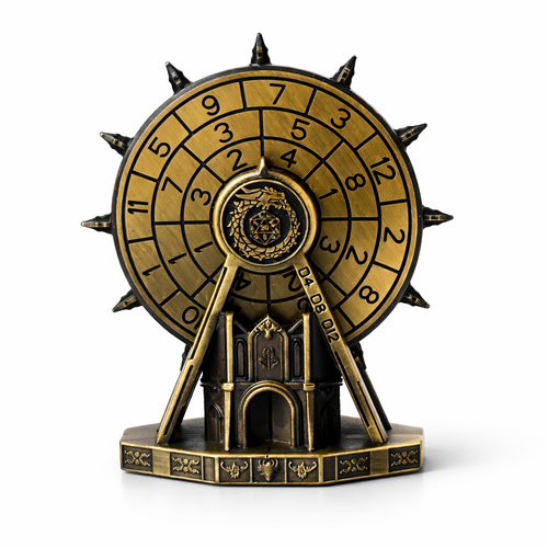 Mosiężny | 11 cm | Metal | Kości Koło | Cathedral Dungeon na Arena.pl