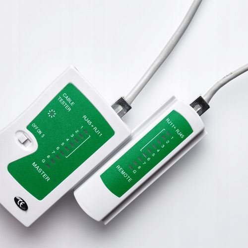 TESTER SIECIOWY ZACISKARKA STRIPPER WCISKACZ WTYKI RJ45 ZESTAW XXL + ETUI na Arena.pl