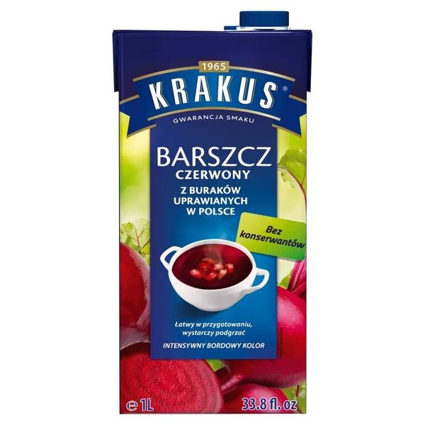 Krakus Barszcz czerwony 1 l zdjęcie 1