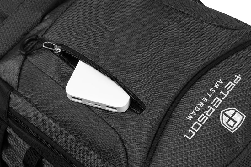plecak ptn pwy-01-6232 black+gray zdjęcie 8
