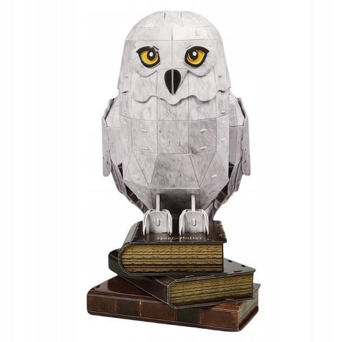HARRY POTTER PUZZLE 3D FIGURKA MODEL HEDWIGA SOWA DO ZŁOŻENIA 4D BUILD na Arena.pl