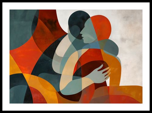 Plakat 59,4x42cm Objęcia na Arena.pl