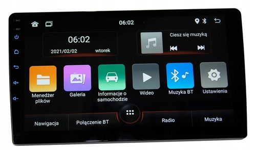 Radio dotykowe 9cali samochodowe 2/32gb USB GPS WiFi Bluetooth Android Auto na Arena.pl