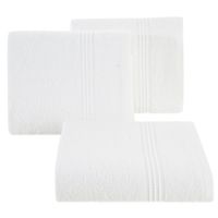 Ręcznik MELA 50x90 cm biały bordiura pasy 500 g