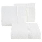 Ręcznik MELA 50x90 cm biały bordiura pasy 500 g