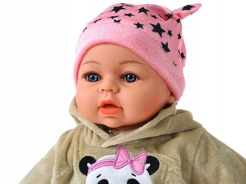 LALKA BOBAS 45cm MÓWI I ŚPIEWA, SMOCZEK na Arena.pl