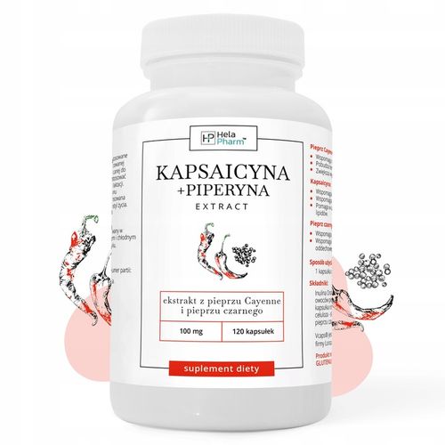 Kapsaicyna+Piperyna EXTRACT ODCHUDZANIE 120 kaps na Arena.pl