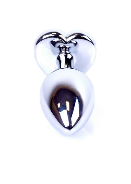 Plug-Jewellery Silver Heart Plug- Green zdjęcie 3