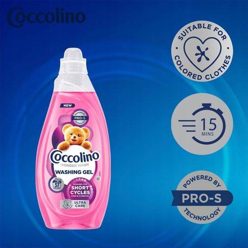 Coccolino Wonder Wash Ultra Care Żel do prania kolorów 37 prań 1480ml na Arena.pl