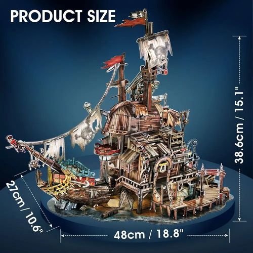 Cubic Fun Puzzle 3D Zatoka Piratów 0394 na Arena.pl