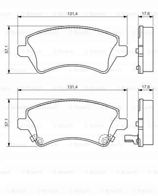 BOSCH KLOCKI HAMULCOWE PRZÓD 0986424735 na Arena.pl