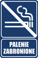 Tabliczka grawer informacyjna piktogram 20x15 palenia zabronione