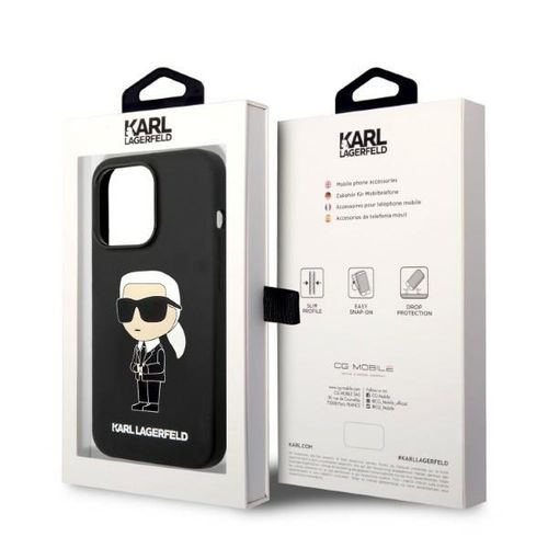 Etui Karl Lagerfeld do iPhone 14 Pro, Czarny, MagSafe na Arena.pl