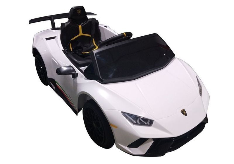 Auto na akumulator Lamborghini Huracan  Białe zdjęcie 4