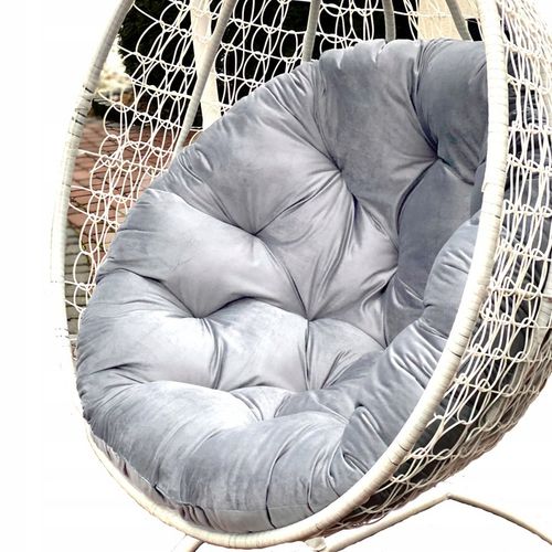 PODUSZKA na WISZĄCY KOKON miękka na huśtawka BOCIANIE GNIAZDO XXL 130 szara na Arena.pl