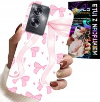 ETUI DO OPPO A79 5G - RÓŻOWE WSTAZKI WSTĄZKA MODNE WZORY CASE