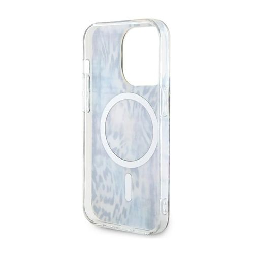 Guess Leopard MagSafe - Etui iPhone 14 Pro (Niebieski) na Arena.pl