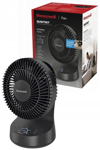 WENTYLATOR WIATRAK BIURKOWY HONEYWELL HTF337 5TRYBÓW CICHA PRACA TIMER zdjęcie 5