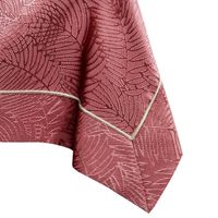 Obrus Plamoodporny GAIA Mankiet + Lamówka 120x200 Brudny Róż AmeliaHome