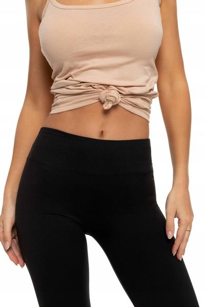 MORAJ Legginsy długie getry damskie kryjące WYSOKI STAN - czarne L/XL zdjęcie 5