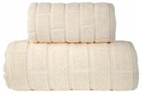 Ręcznik Brick 70x140 Greno Kremowy