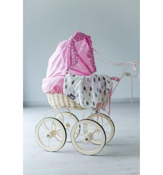 Pieluszka Bambusowa z Jonami Srebra (Chmurki Szare zdjęcie 7