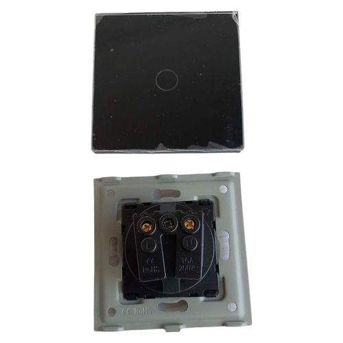 gniazdko i włącznik szklany ścienny czarne na Arena.pl