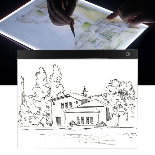 PRAKTYCZNA TABLICA DO KOPIOWANIA A3 LED na Arena.pl