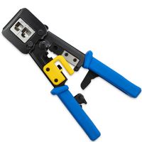 Qoltec Zaciskarka złączy modularnych z blokadą  | 8p 6p