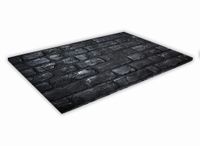 SZKLANA DESKA KUCHENNA 60x30 194d Czarna cegła
