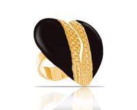 pierścionek dwie połówki serc z kolekcji heart harmony (r23/zim/33/2au)