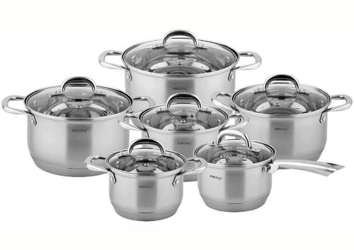 Garnki KINGHOFF Gourmet 12 ele [KH-4468] na Arena.pl