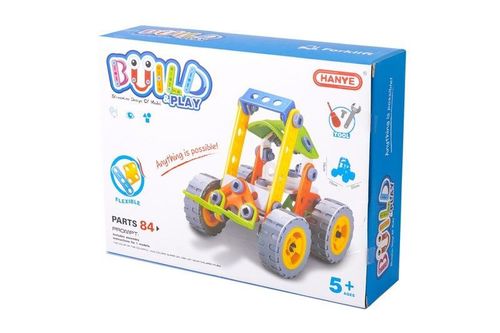 Klocki konstrukcyjne pojazd do składania 84 elementy na Arena.pl