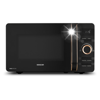 MIKROFALÓWKA KUCHENKA MIKROFALOWA MIKROFALA SENCOR CZARNA TIMER 17 L 800 W