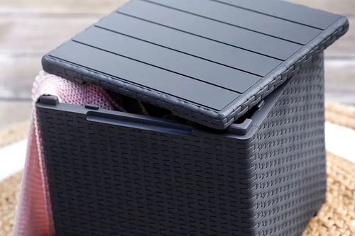 STolik ogrodowy Keter Vigo Storage Box grafitowy na Arena.pl