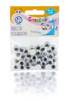 oczy samoprzylepne 10mm oczy bazyliszka 7262