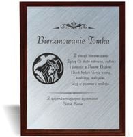 Pamiątka Bierzmowania piękna prezent bierzmowanie