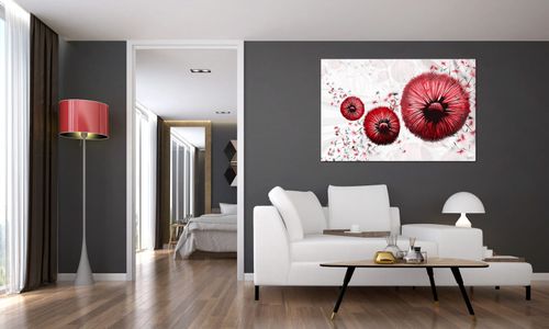 Obraz Drukowany 120X80 Czerwone Dmuchawce na Arena.pl