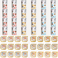 Karma mokra dla KOTA TufTuf MIX smaków Puszka 24x415g Tacka 24x100g ZESTAW