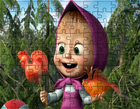 Puzzle Masza i Niedźwiedź