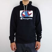 Champion - Bluza z kapturem Legacy granatowa 001 XXL