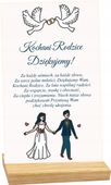 STATUETKA RAMKA dla rodziców na wesele personalizowany prezent duży wybór