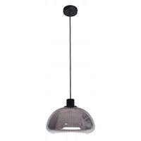 Lampa sufitowa, wisząca dymione szkło żyrandol nad stół do salonu - APIRO X