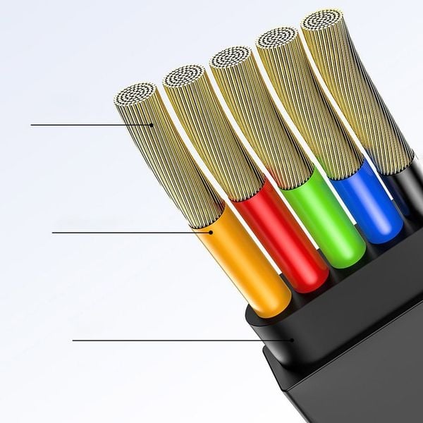 BASEUS SZYBKI KABEL ZWIJANY 3w1 USB - micro USB/Lightning/USB C 3.5A 1,2m zdjęcie 14